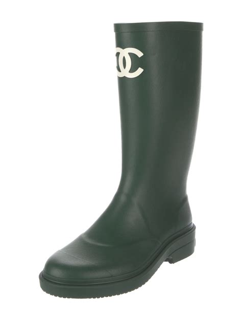 chanel rain.boots|Chanel rain boots for women.